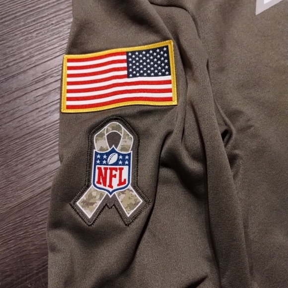Small Nike Atlanta Falcons Therma NFL Salute to Service Hoodie Sweatshirt NWT - Picture 3 of 10